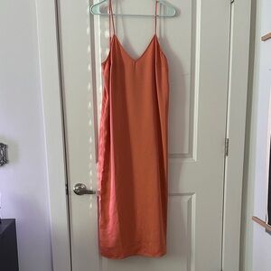 A New Day Vibrant Coral Dress